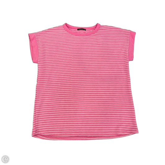 Top Short Sleeve By Staccato In Pink, Size: M