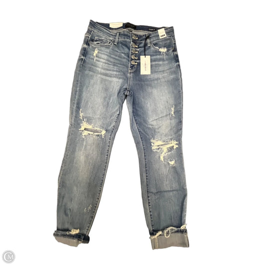 Jeans Boyfriend By Judy Blue In Blue Denim, Size: 8