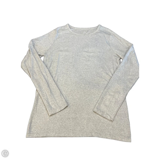 Top Long Sleeve By Gap In Cream, Size: Xl