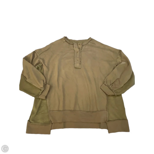 Top Long Sleeve By Clothes Mentor In Green, Size: 2x