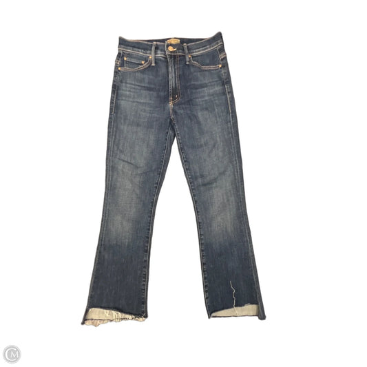Jeans Cropped By Mother Jeans In Navy, Size: 4
