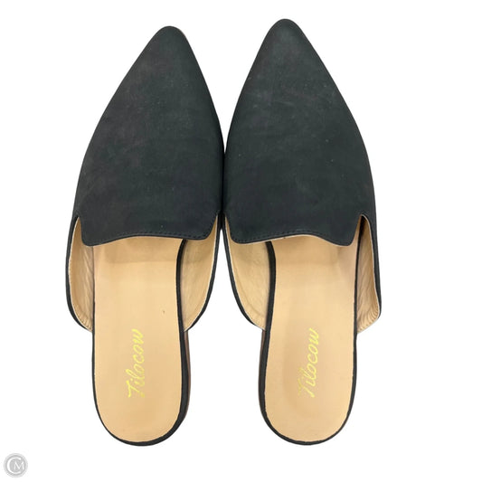 Shoes Flats By Clothes Mentor In Black, Size: 7.5