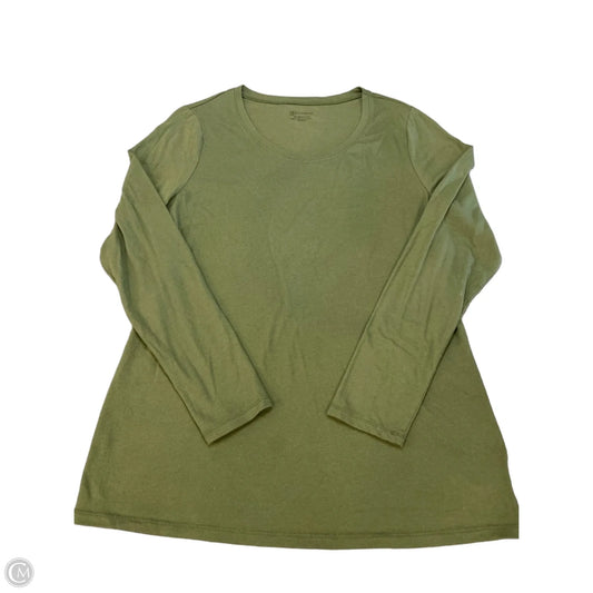 Top Long Sleeve By No Boundaries In Green, Size: Xl