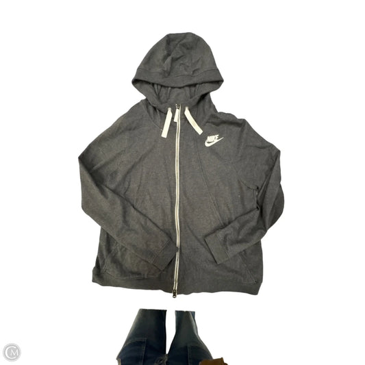 Jacket Other By Nike In Grey, Size: 1x