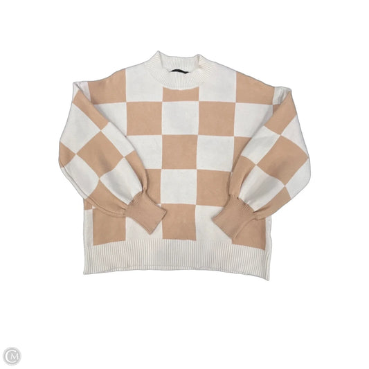Sweater By Zesica In Checkered Pattern, Size: Xl
