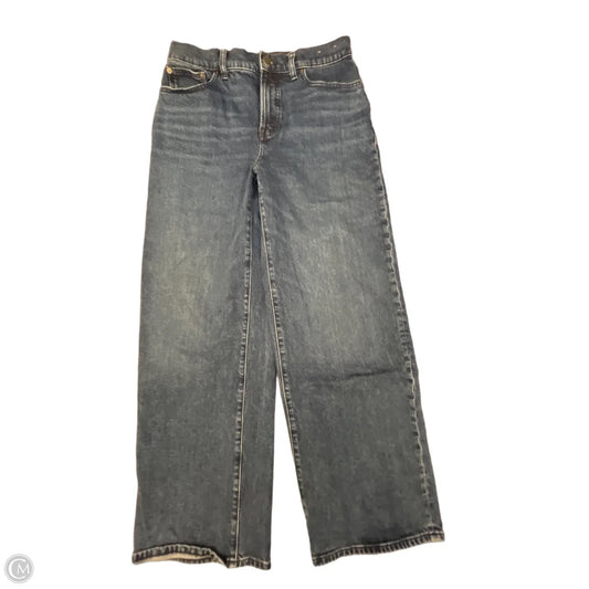 Jeans Wide Leg By Madewell In Navy, Size: 8