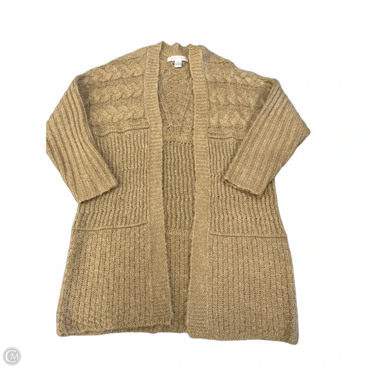Cardigan By August Silk In Tan, Size: S