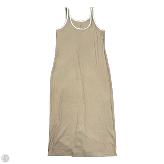 Dress Casual Maxi By A New Day In Tan, Size: Xl