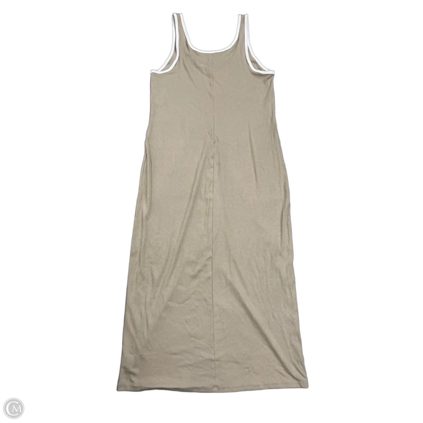 Dress Casual Maxi By A New Day In Tan, Size: Xl