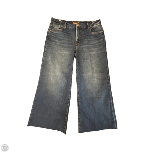 Jeans Wide Leg By Kut In Navy, Size: 12