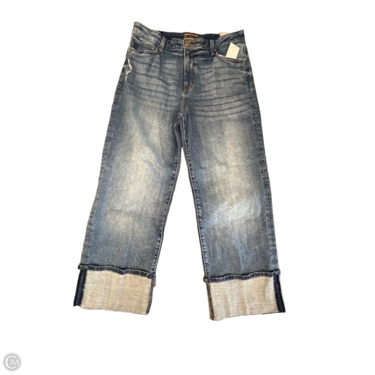 Jeans Straight By Kut In Blue Denim, Size: 12