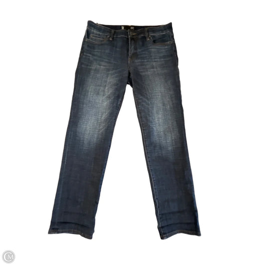 Jeans Boyfriend By Kut In Navy, Size: 12