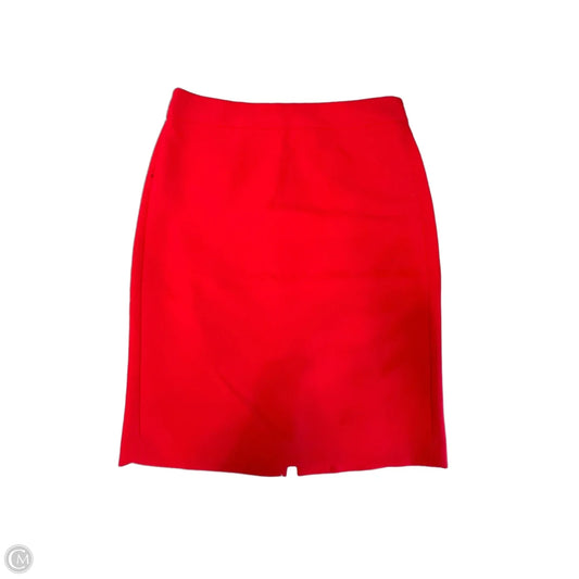 Skirt Midi By Ann Taylor In Red, Size: L