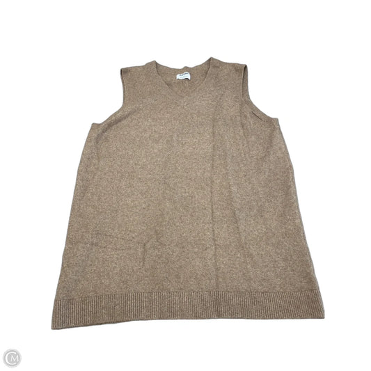 Vest Sweater By Old Navy In Brown, Size: Xxl