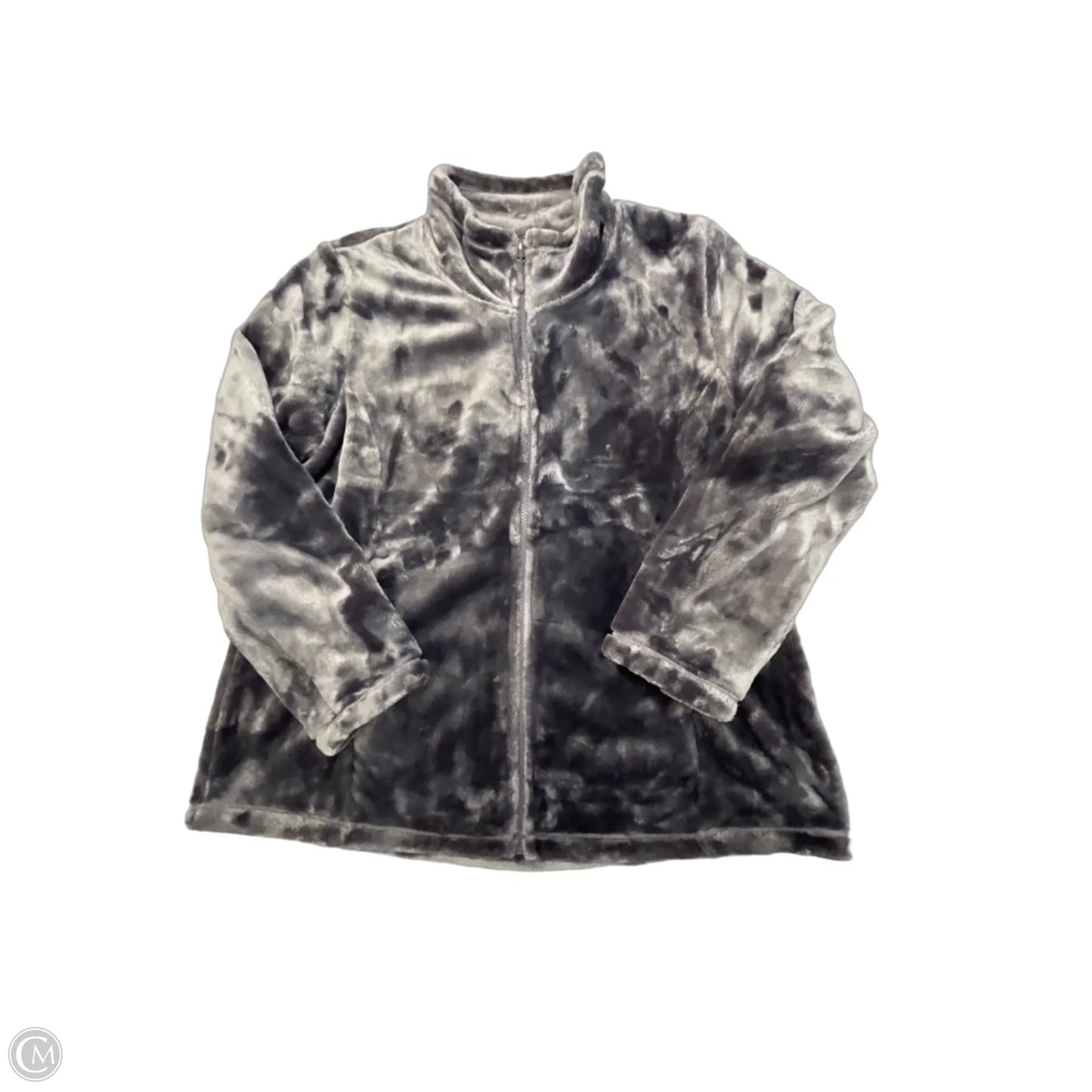 Jacket Fleece By 32 Degrees In Grey, Size: Xxl