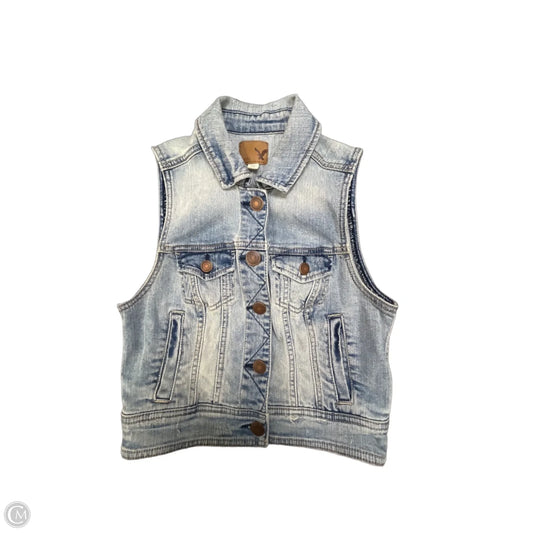 Vest Other By Hollister In Blue Denim, Size: S