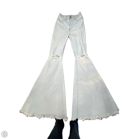 Jeans Flared By Clothes Mentor In Blue Denim, Size: 0