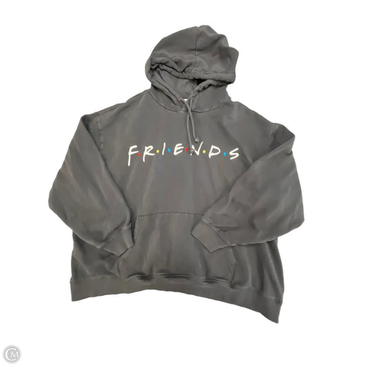 Sweatshirt Hoodie By H&m In Black, Size: Xl