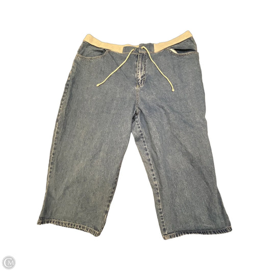 Jeans Cropped By Clothes Mentor In Blue Denim, Size: 26