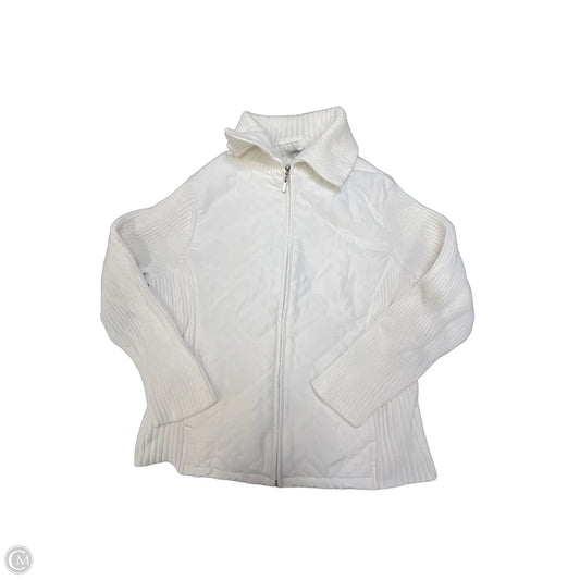 Jacket Other By Croft And Barrow In Cream, Size: Xl