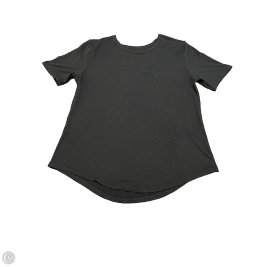 Top Short Sleeve By Zyia In Black, Size: M