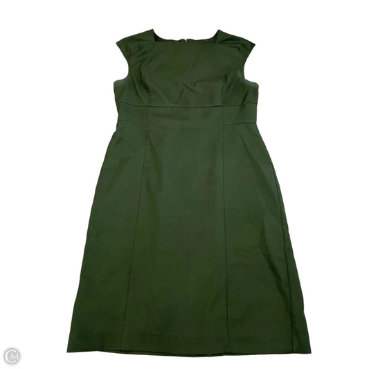 Dress Casual Midi By Ann Taylor In Green, Size: L