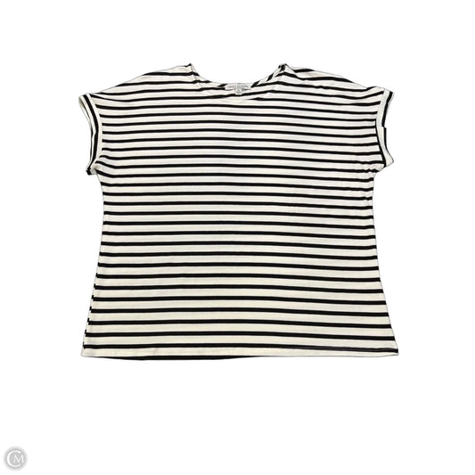 Top Short Sleeve By Green Envelope In Striped Pattern, Size: Xl