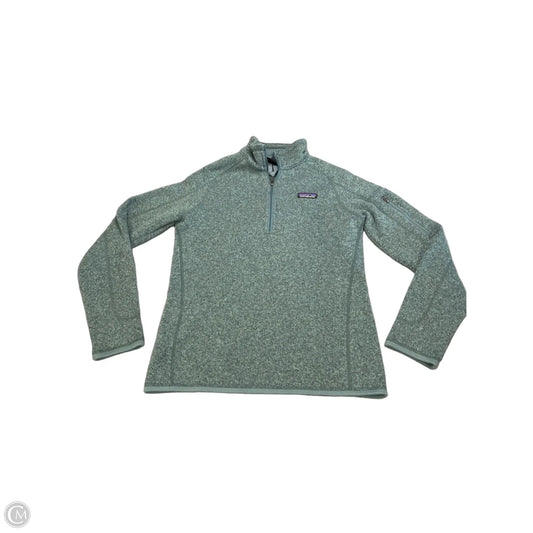 Jacket Fleece By Patagonia In Green, Size: M