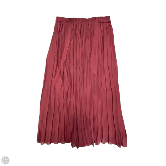 Skirt Midi By Joie In Maroon, Size: Xl