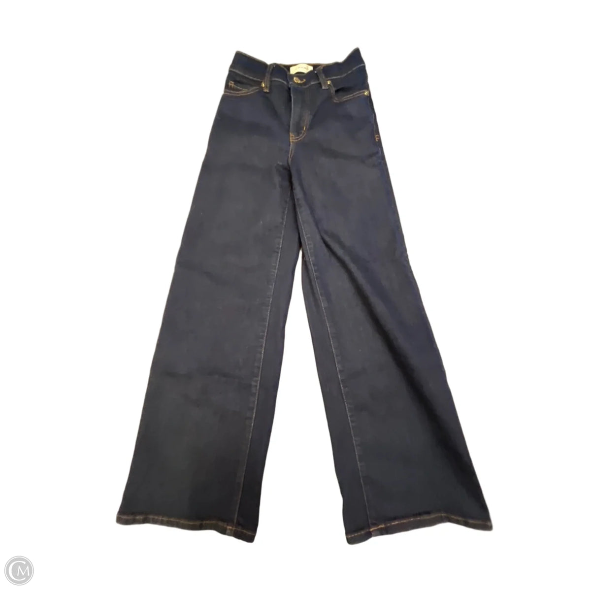 Jeans Straight By Frame In Navy, Size: 0
