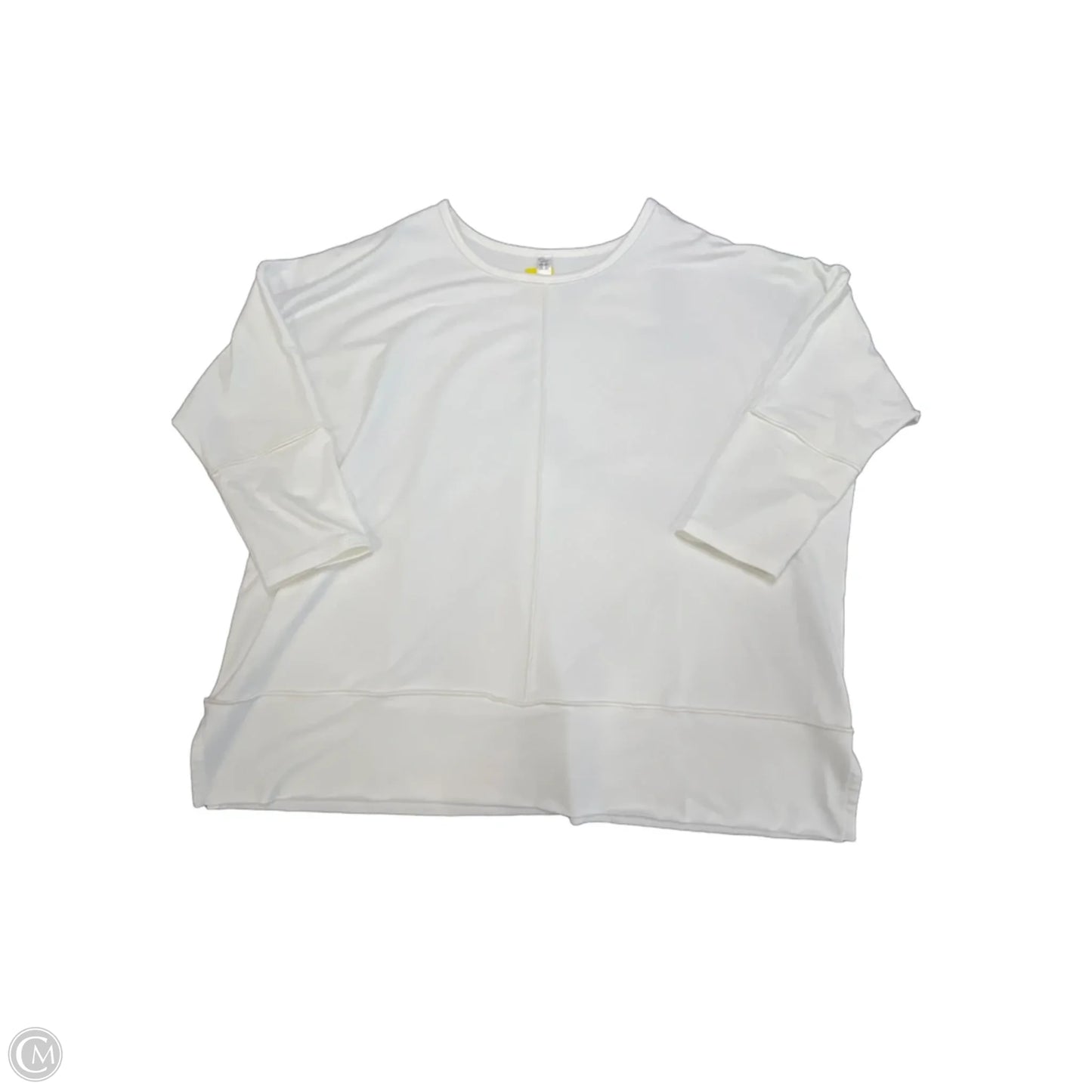 Top Long Sleeve By Spanx In Cream, Size: 2x
