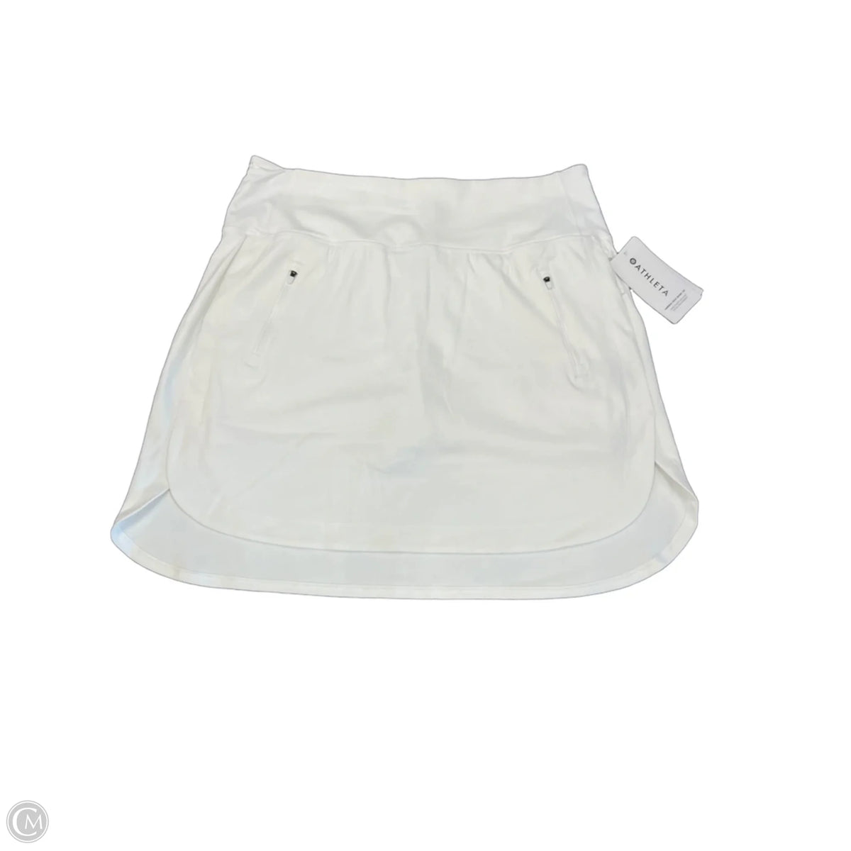 Athletic Skort By Athleta In White, Size: 1x