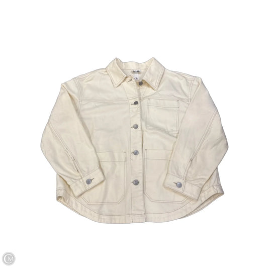 Jacket Denim By Future Collective In Cream, Size: S