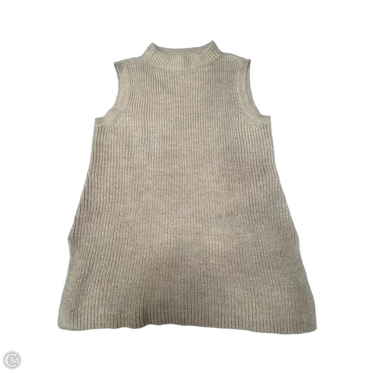 Vest Sweater By Chicos In Tan, Size: Xs