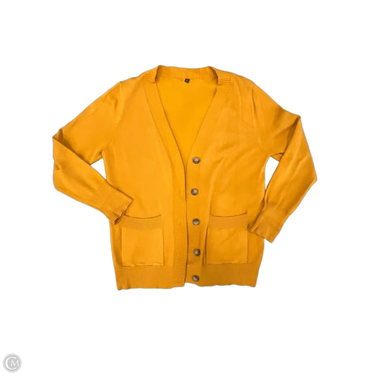 Cardigan By Clothes Mentor In Orange, Size: L