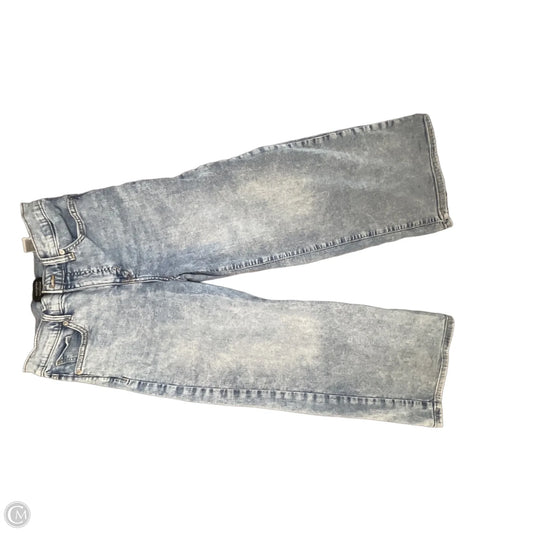 Jeans Wide Leg By Banana Republic In Blue Denim, Size: 6