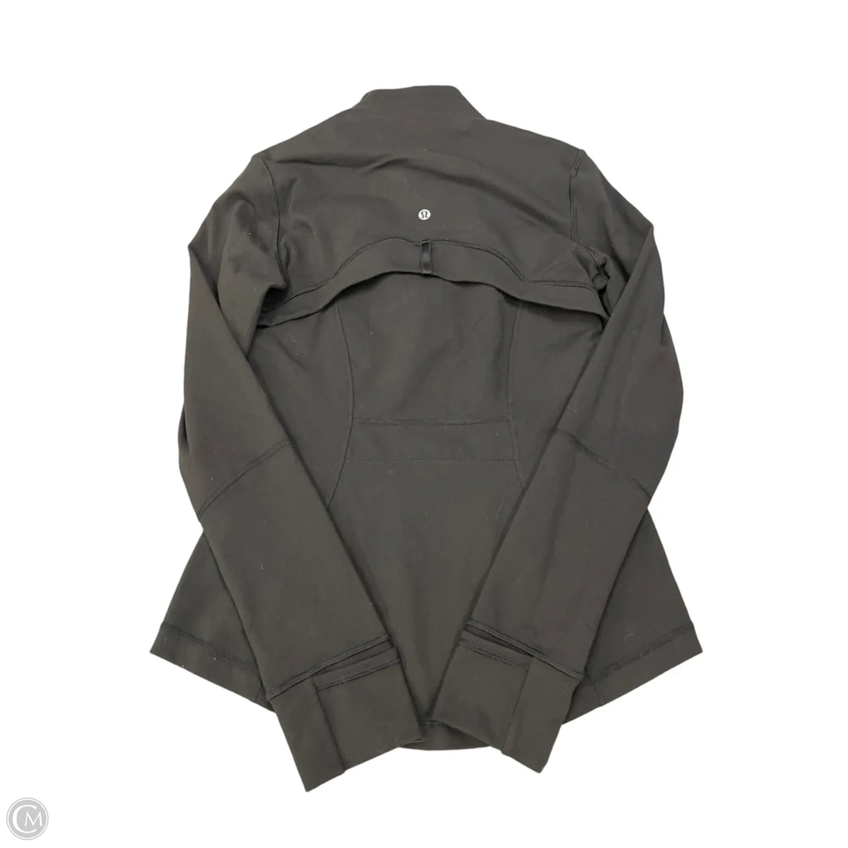 Athletic Jacket By Lululemon In Black, Size: M