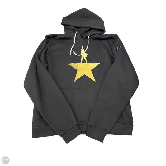 Sweatshirt Hoodie By Clothes Mentor In Black, Size: L
