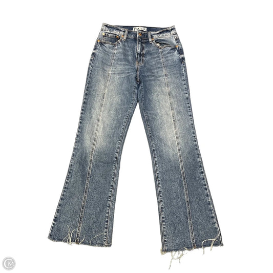Jeans Cropped By Daze In Blue Denim, Size: 2