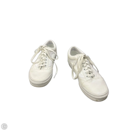 Shoes Sneakers By Vans In White, Size: 8