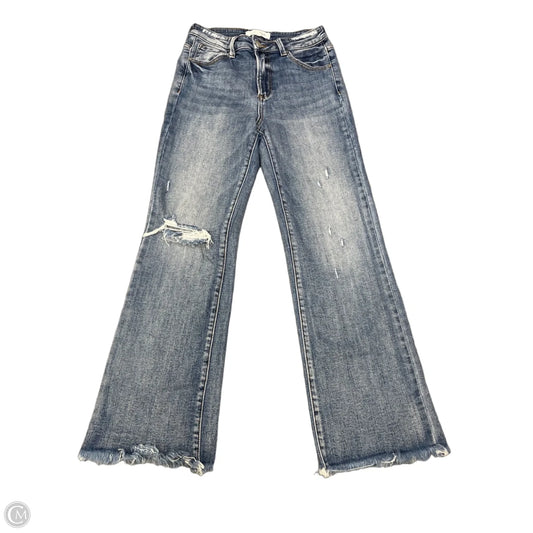 Jeans Cropped By Risen In Blue Denim, Size: 2