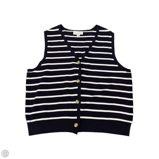 Top Sleeveless By Free Assembly In Striped Pattern, Size: Xxl