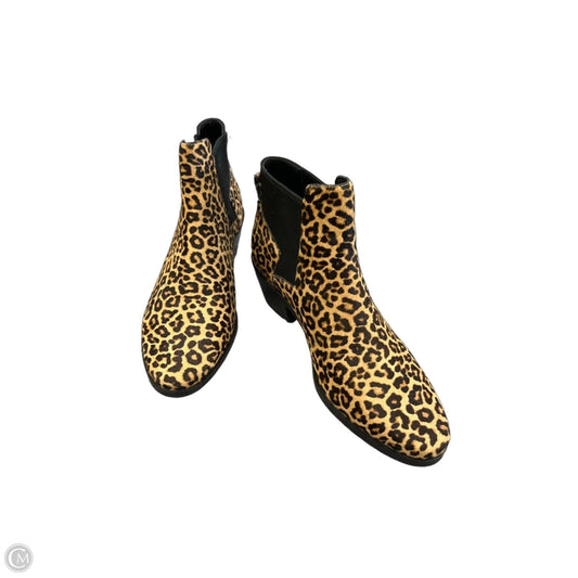 Boots Ankle Heels By Cole-haan In Animal Print, Size: 7.5