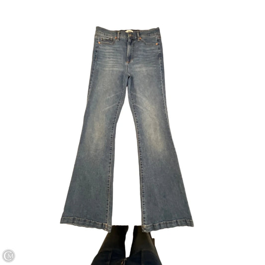 Jeans Flared By Sofia In Blue Denim, Size: 8