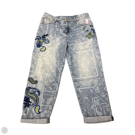 Jeans Cropped By Chicos In Blue, Size: 8