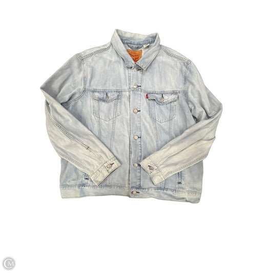 Jacket Denim By Levis In Blue, Size: Xl