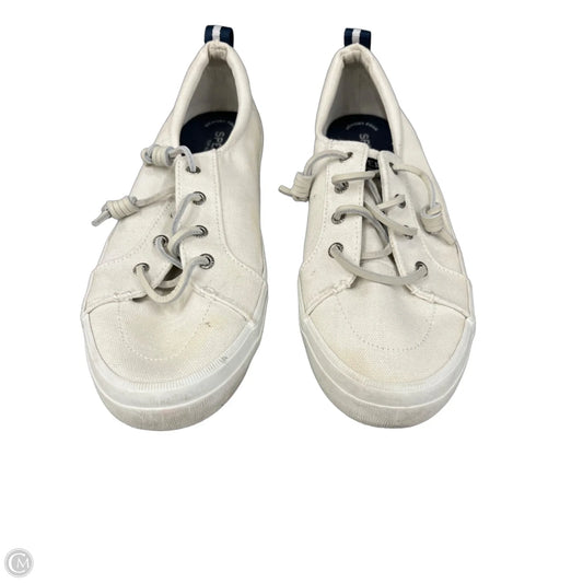 Shoes Sneakers By Sperry In White, Size: 10