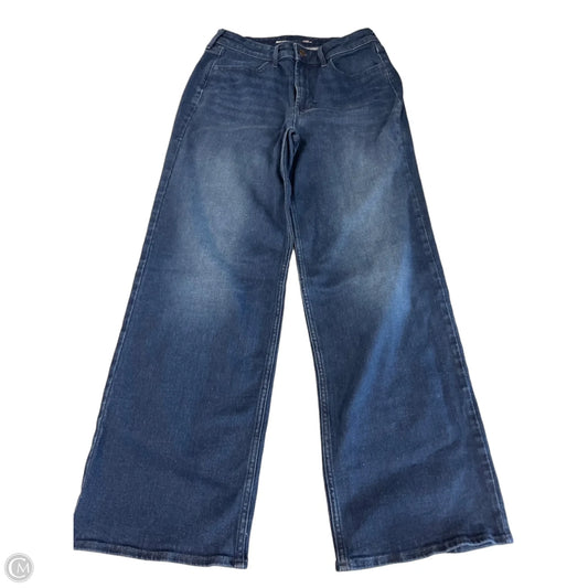 Jeans Wide Leg By Old Navy In Blue Denim, Size: 10