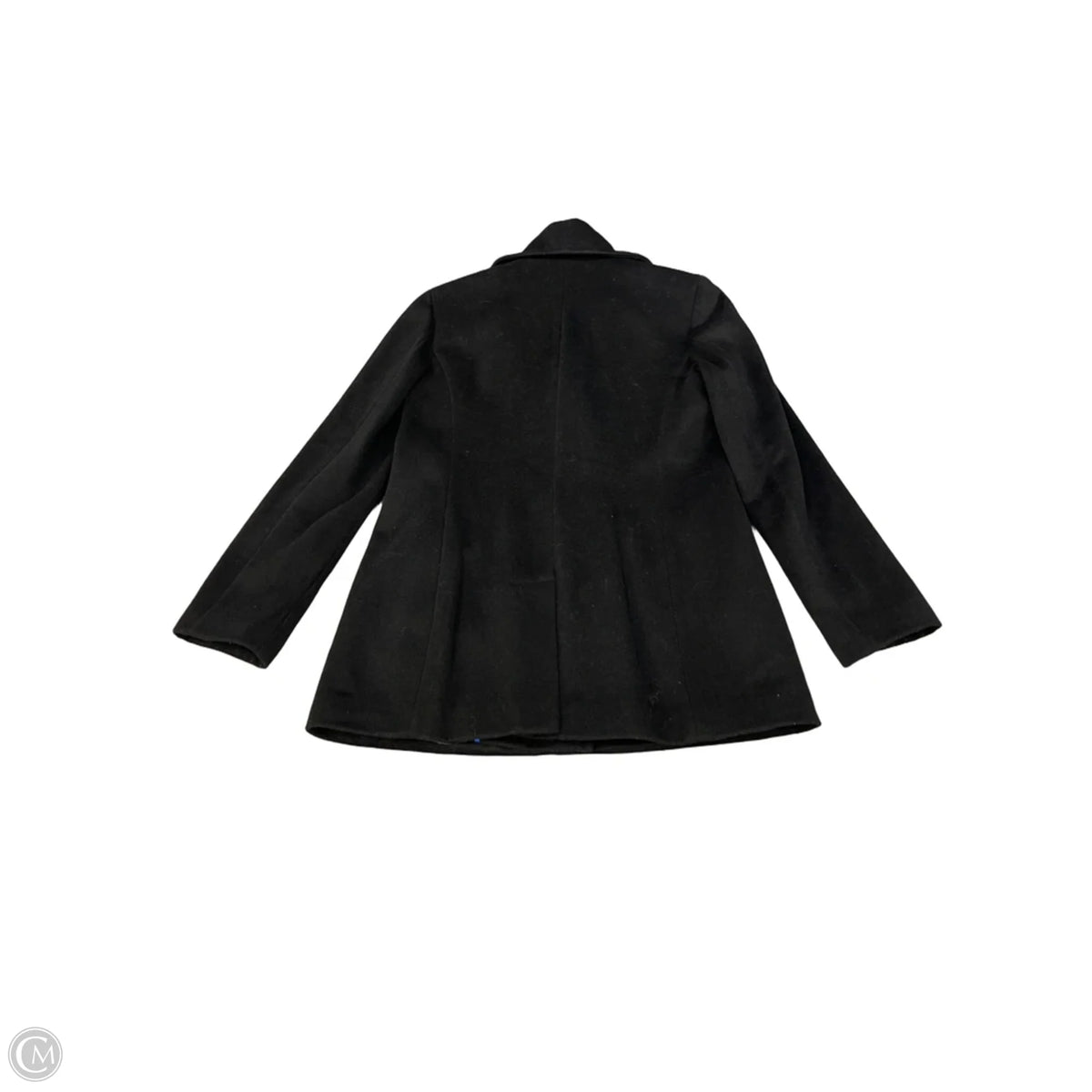 Coat Peacoat By Calvin Klein In Black, Size: S