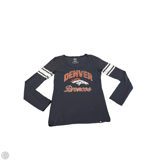 Top Long Sleeve By Clothes Mentor In Navy, Size: L